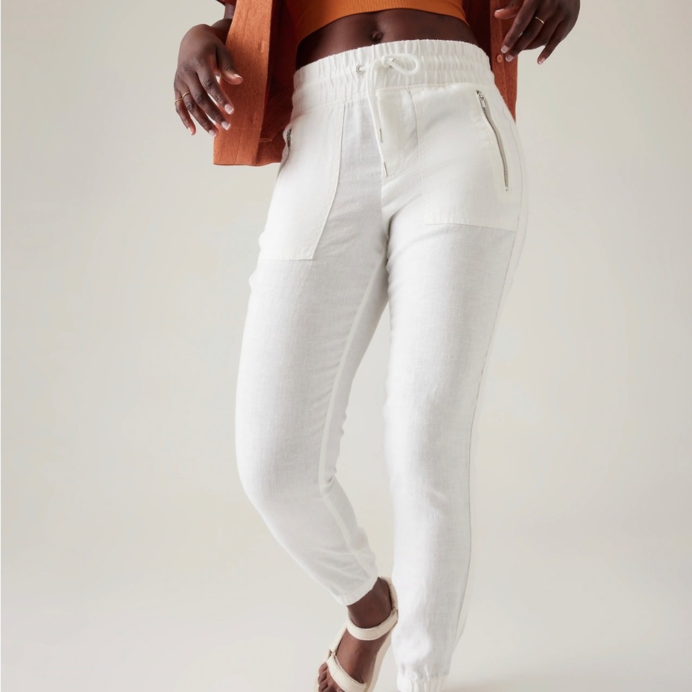 Athleta Cabo Linen Jogger